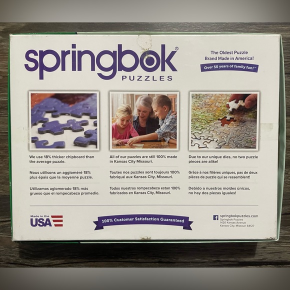 Springbok's 500 Piece Jigsaw Puzzle Vintage Labels - Picture 3 of 4